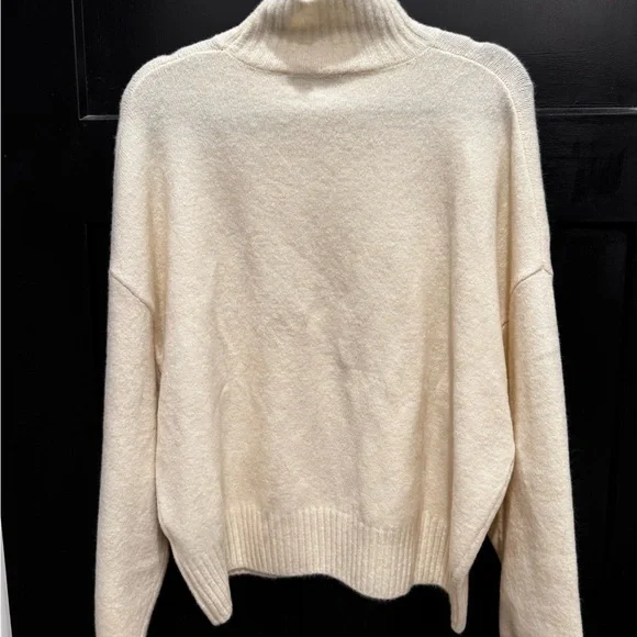 ZARA Cream Mock Neck Sweater – XL – Super Soft – Never Worn - Picture 6 of 6